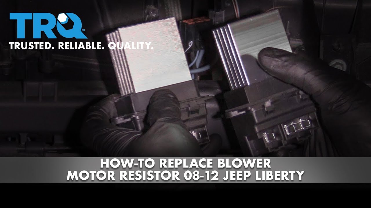 Как заменить резистор электродвигателя вентилятора Jeep Liberty 08-12