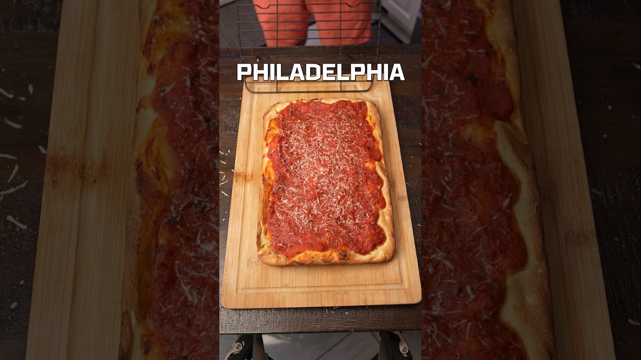 Philly Tomato Pizza #shorts #pizza