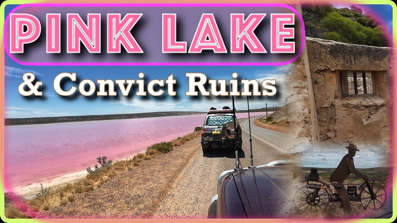 EP39 Linga Longa Farm Stay & Hutt Laggon Pink Lake | Exploring Lynton Ruins & Lookout