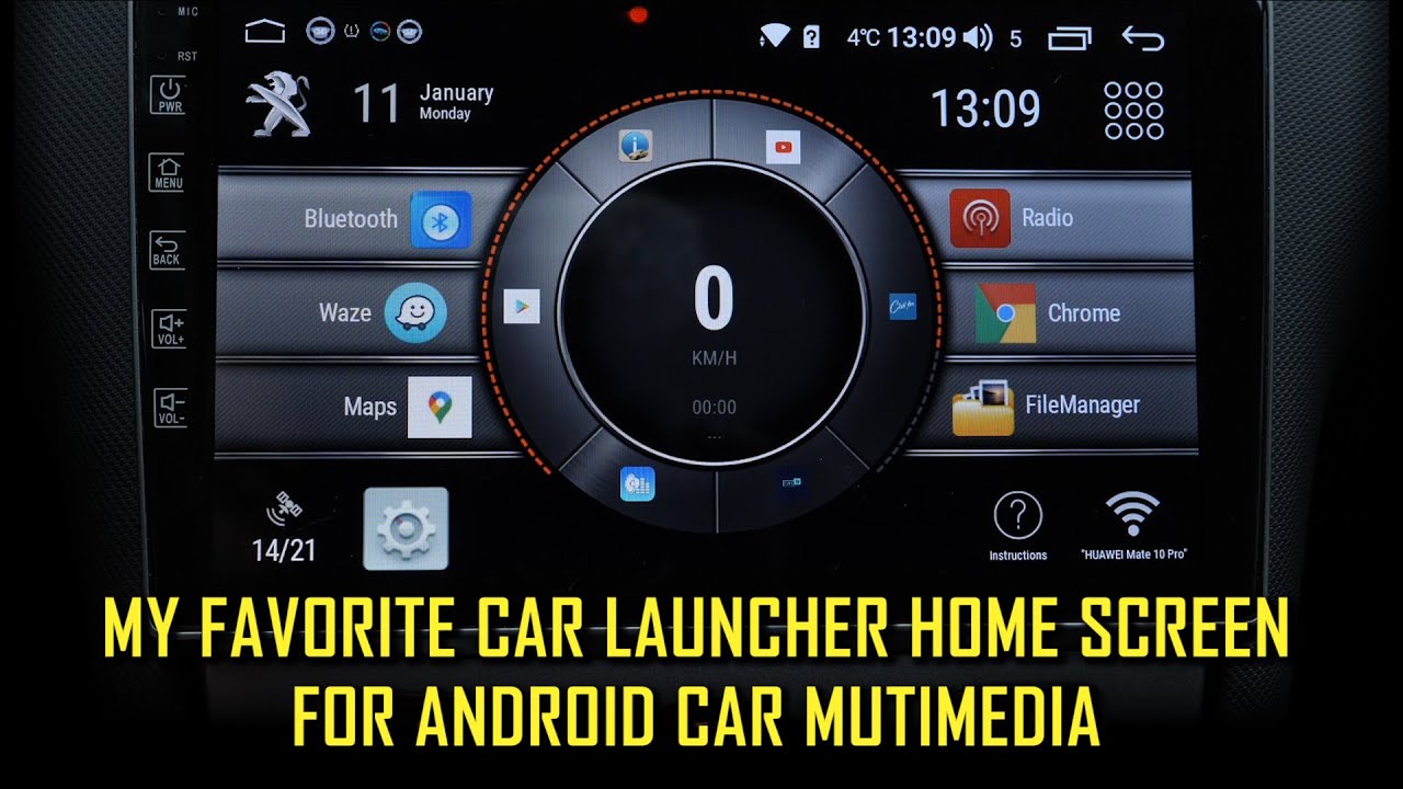 My favorite Android Car Launcher (Home Screen) for Android Multimedia Unit CarWebGuru Launcher