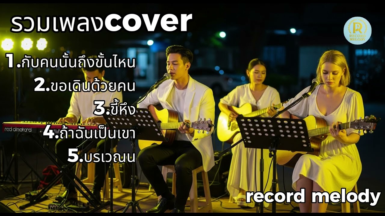 รวมเพลงเศร้า Cover อะคูสติก  ฟังแล้วใจบาง | record melody