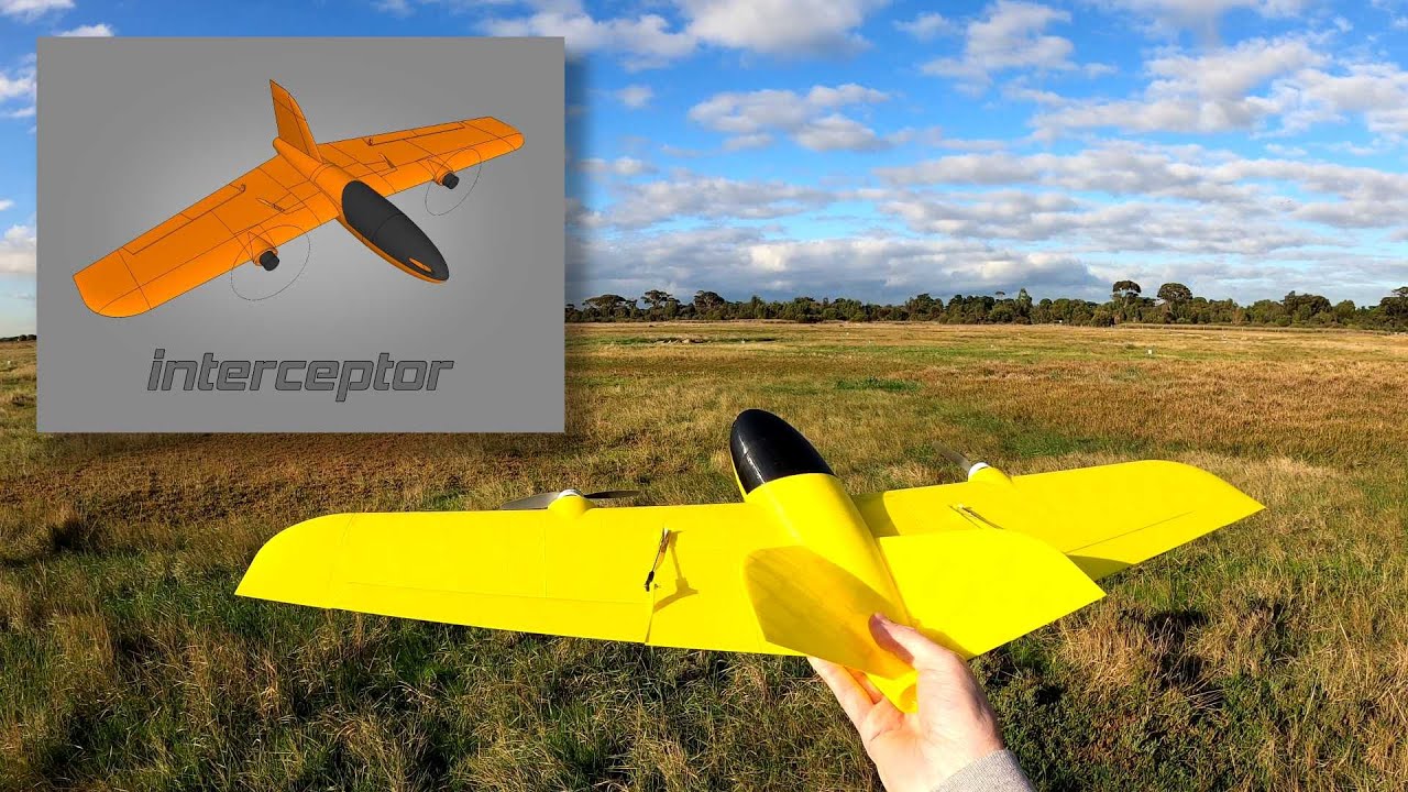 » Interceptor - the Crazy Fast 3D Printed Flying Wing