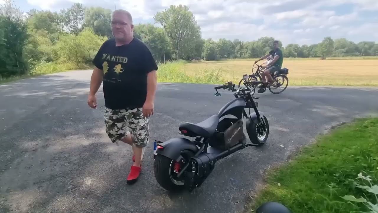 E Chopper - Umbau & Fahrvideo Eindruck