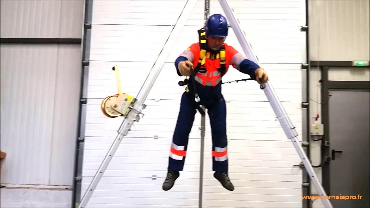 CBHS - Utilisation des sangles anti-traumatisme de la suspension après la chute de hauteur
