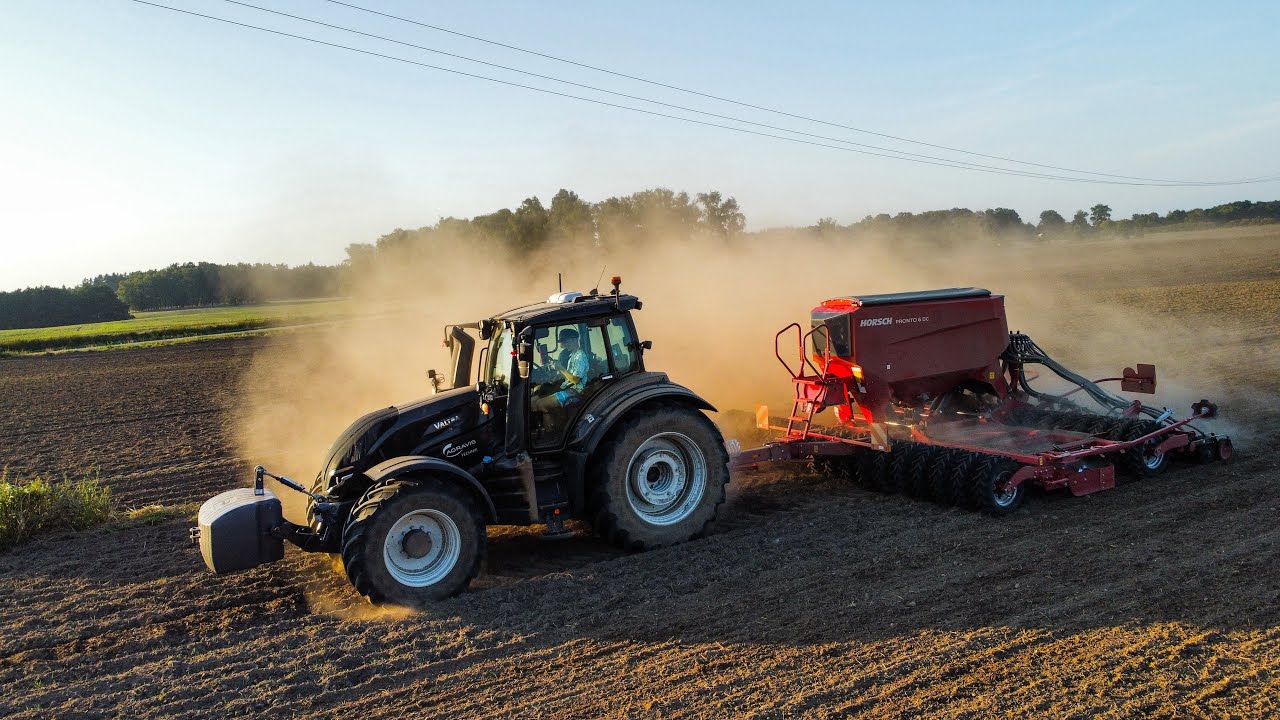🇵🇱 ☆ Pustynny Siew Rzepaku 2024 w Gr Hollup 🇵🇱 ☆Valtra T215 & Pronto 6 Dc✔︎ATR