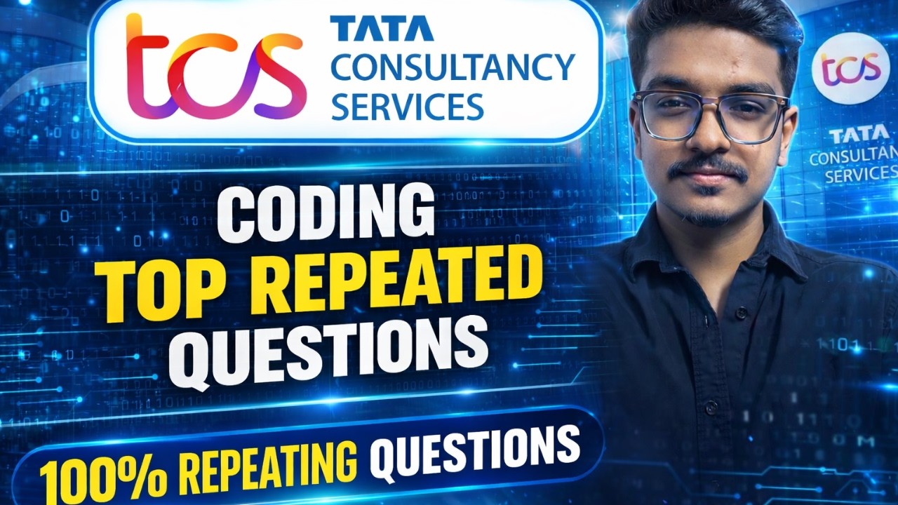 TCS NQT Coding - Most Repeated Questions | TCS Free NQT Hiring | OnlineStudy4U