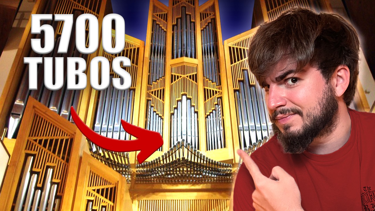 Entro en el instrumento MÁS GRANDE del mundo