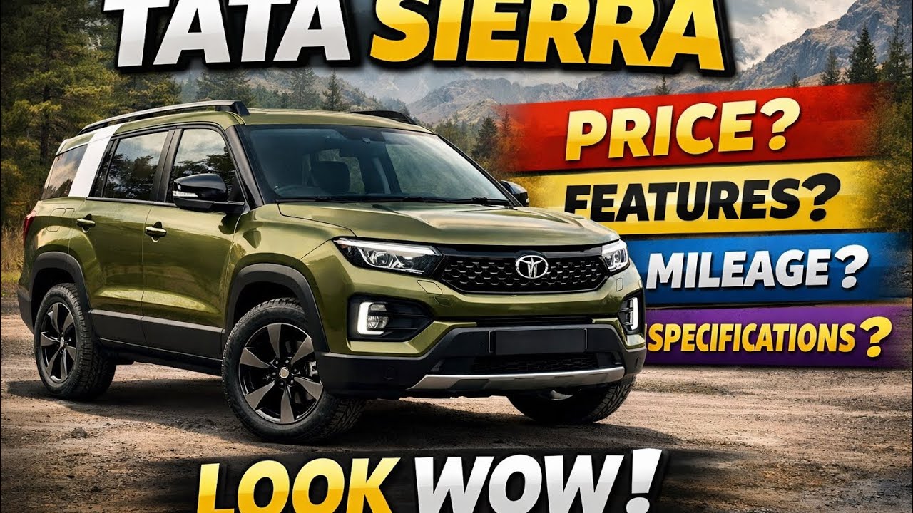 #tatasierra2025 Price Features Specifications Mileage and Look #automobile #trending 