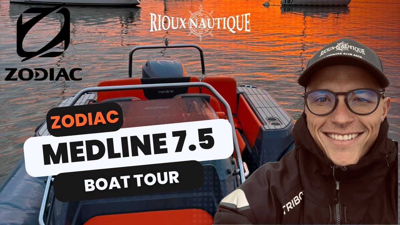 ZODIAC MEDLINE 7.5 - BOAT TOUR / PRESENTATION - RIOUX NAUTIQUE 🇫🇷