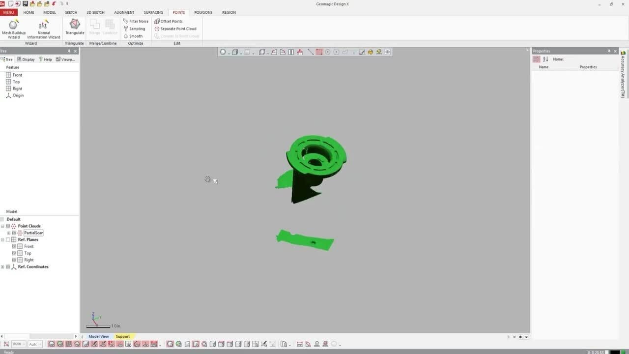 Getting Started with Geomagic Design X | Sample/Triangulate