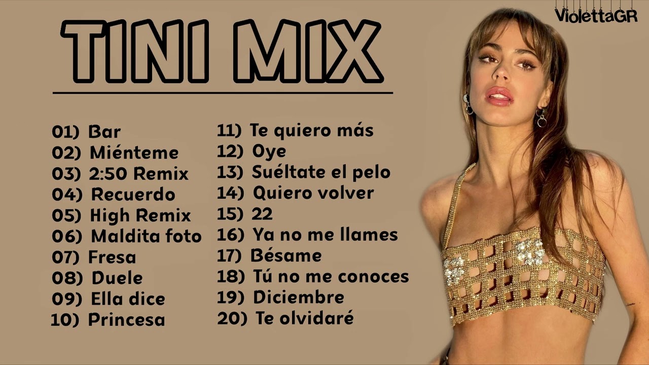 TINI - BEST SONGS ( 1 HOUR ) | TINI PLAYLIST / MIX