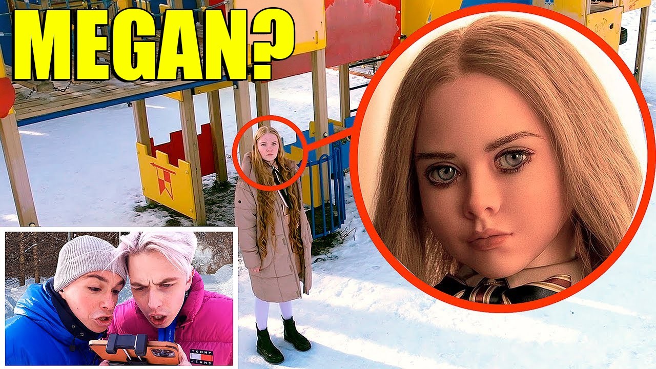 Мой дрон снял куклу M3GAN в парке с привидениями (мы нашли ее!)