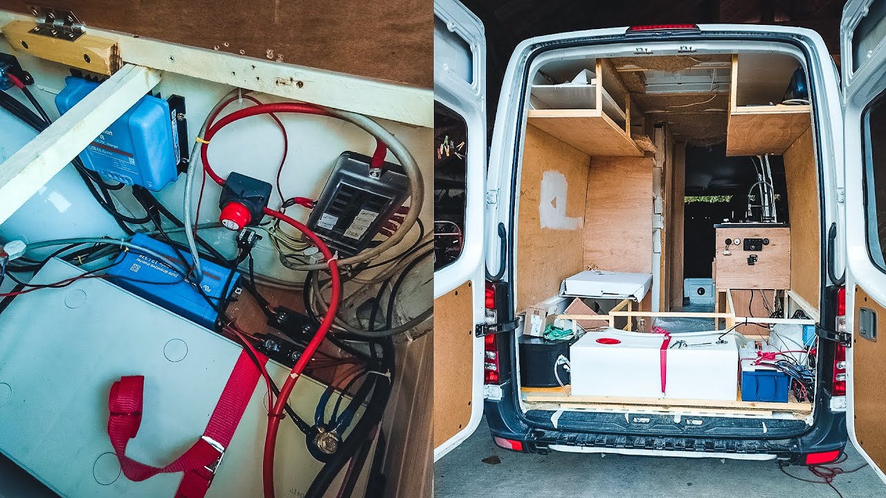 Chauffage + Électricité : j'installe tout ! (Sprinter Aménagé)