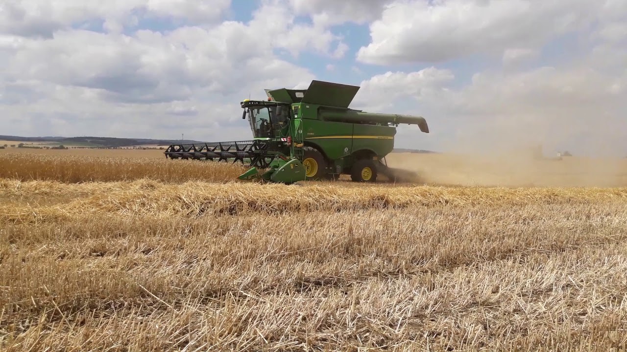 2x john deere s680 žatwa 2019