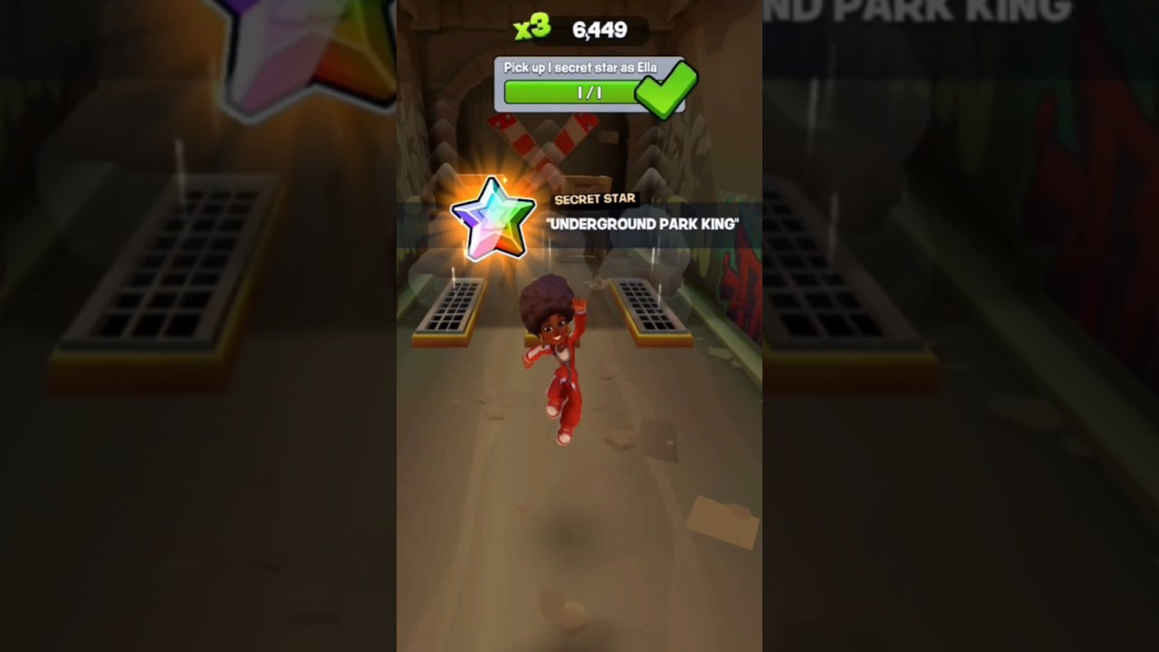 Subway Surfers City - Underground Park King - Secret Star