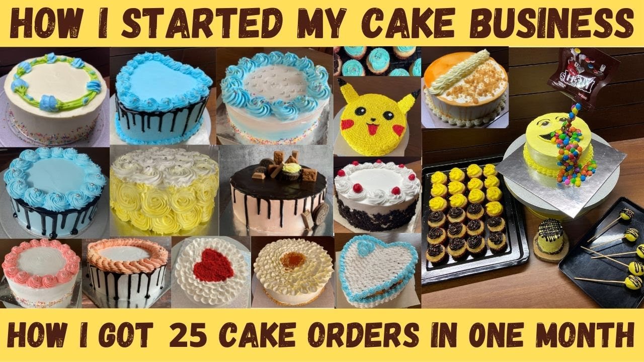 How I started my cake business | கேக் பிசினஸ் ஆரம்பிப்பது எப்படி? | My 25 cake orders in one month