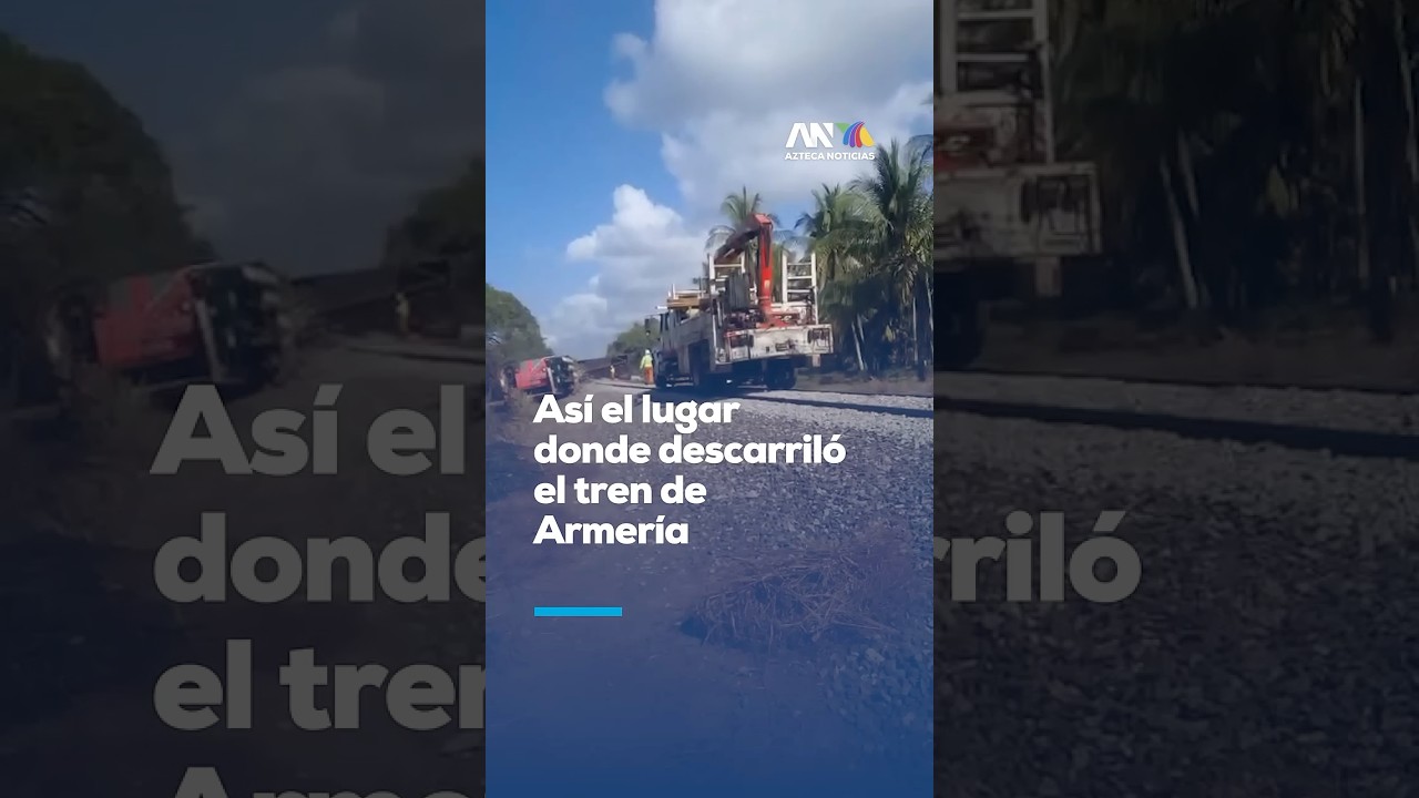 ¡CAOS EN LAS VÍAS! Se descarrila tren con 22 vagones e incendia zona de cultivos en Colima