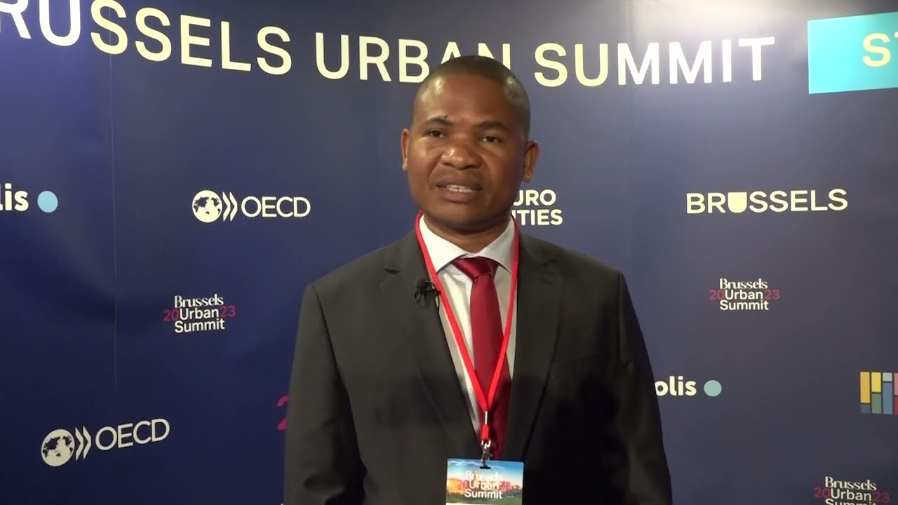 Martin Kazembe Shula, Maire de la Ville de Lubumbashi, Brussels Urban Summit 2023