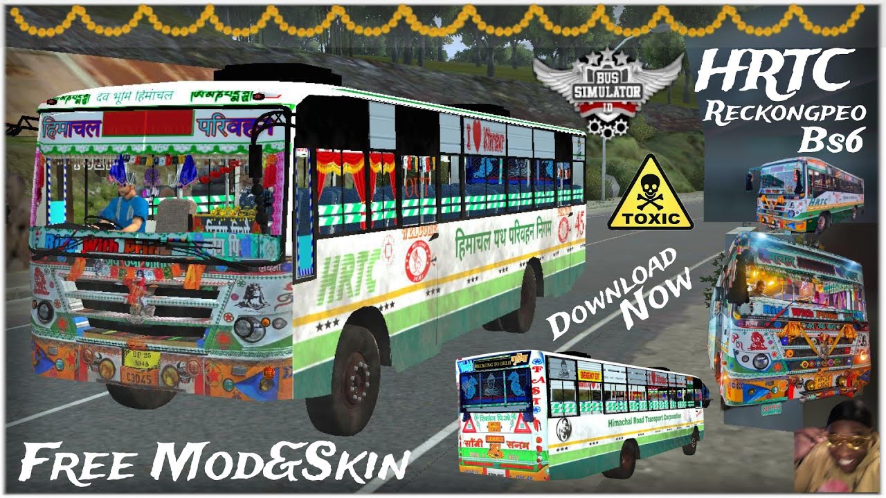 HRTC Reckongpeo Bus Mod For Bussid 😍HP25C3045🥵 Download now Link in Description 👀💗 #bussid #trending