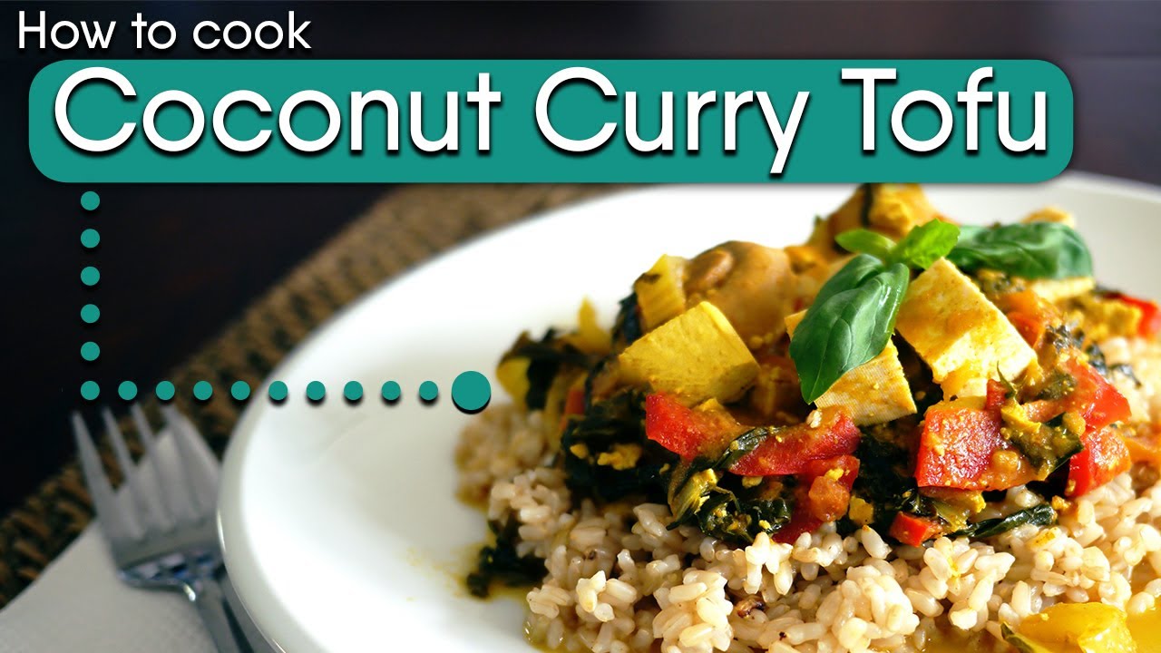 How to make vegan Coconut Curry Tofu | Not Only Carrots cooking show