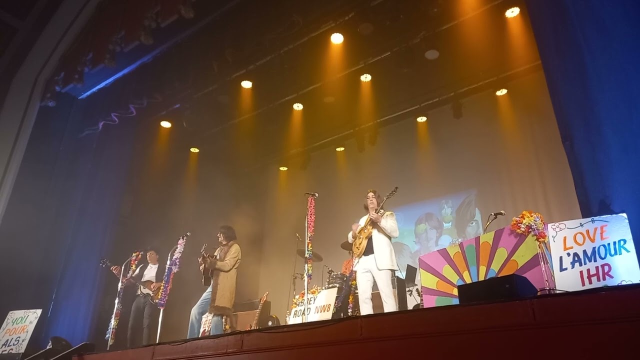 The Upbeat Beatles Tribute Princes Theatre Clacton Here Comes the Sun Revolution ObLaDi 13 May 2023