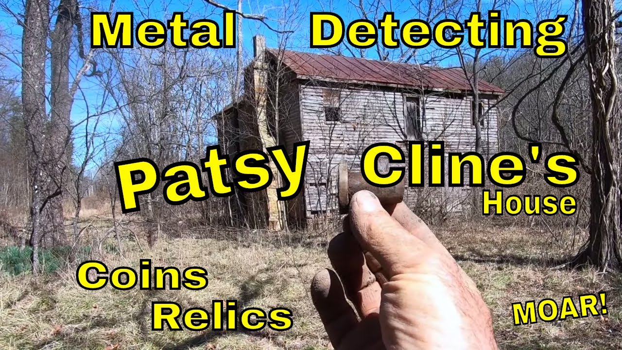 Patsy Cline Lived Here! Metal Detecting Patsy Cline's House