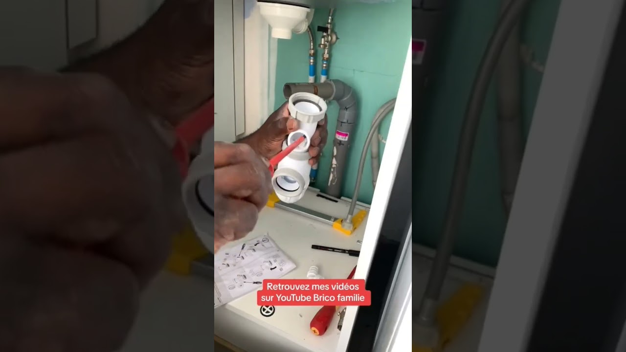 Comment installer un siphon avec 2 prises ?