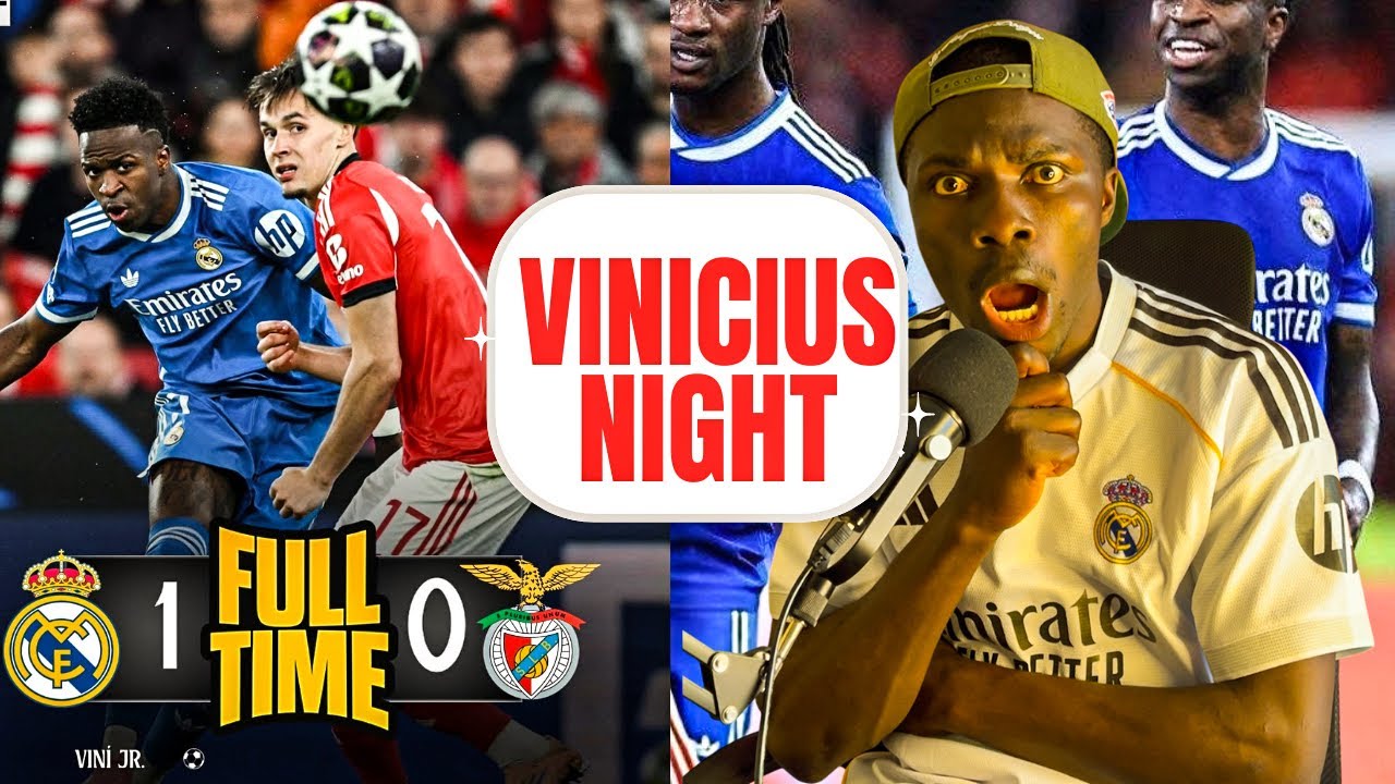 🚨VINICIUS JR DELIVERED REAL MADRID OVER BENFICA | 0-1 BENFICA vs REAL MADRID 
