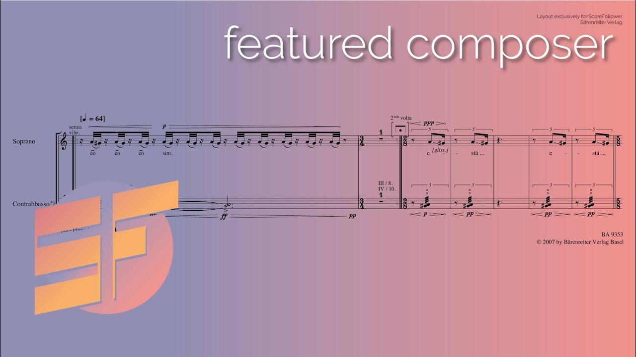 Beat Furrer — Lotófagos I [w/ score]