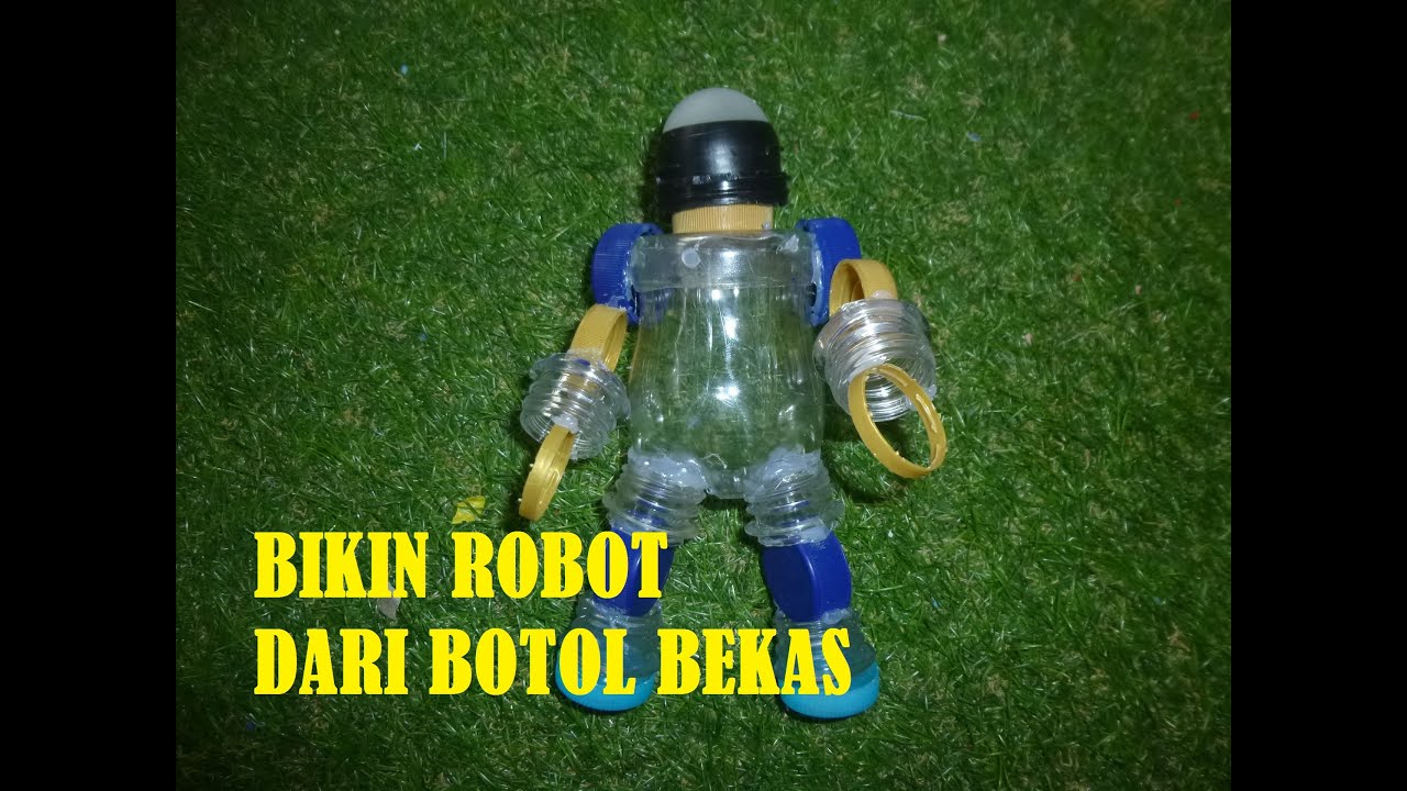 Kreatifitas Membuat Robot Dari Botol Bekas