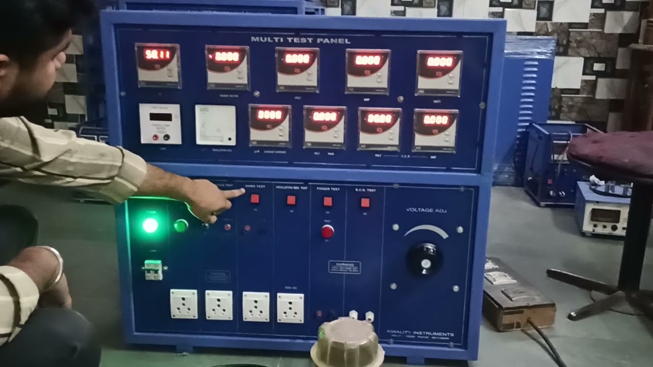 multi test panel fitted proformance test and safety test for electrical appliances product test