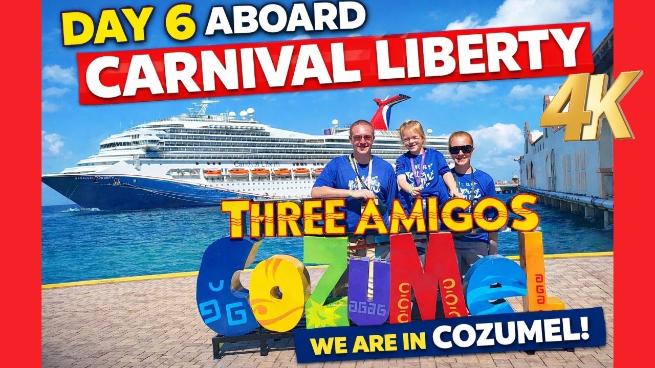 Приключения на Косумеле! День 6 на борту Carnival Liberty – семейное развлечение!