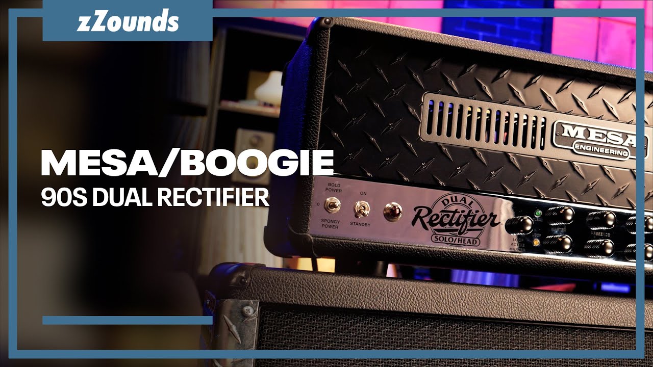 Mesa/Boogie '90s Dual Rectifier Guitar Amp Head Demo and Interview #tubeamp