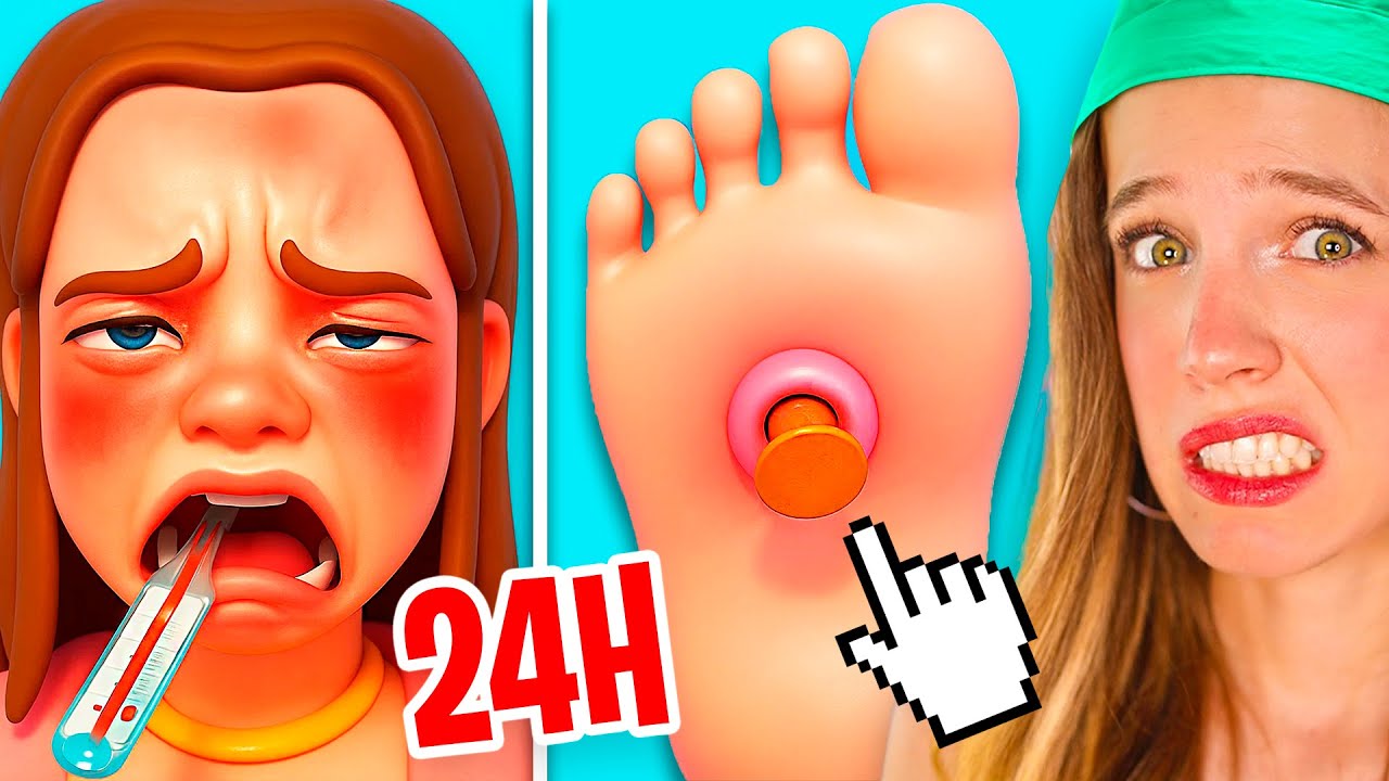 24 HORAS siendo MÉDICO pero SALE MAL! 😱🩺