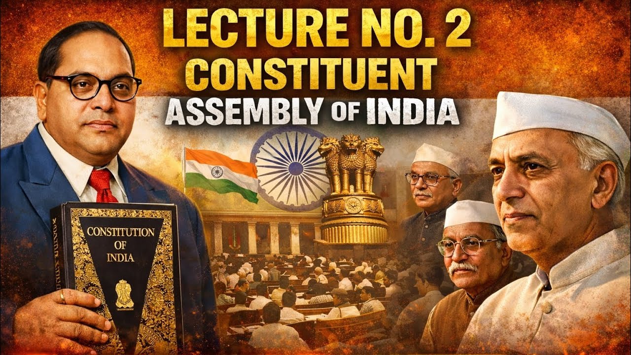 नवभारताची पायाभरणी करणारी संविधान सभा – Lecture 2