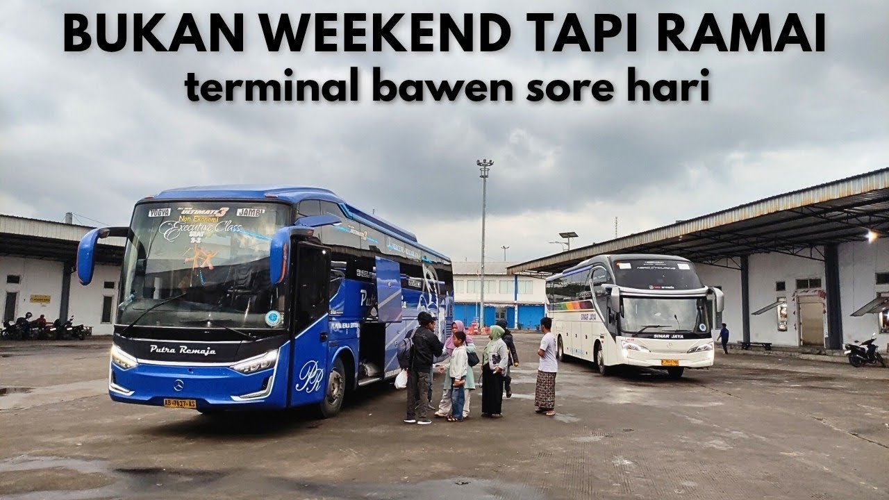 Angkatan sore tetap konsisten !! Hunting bus akap di terminal bawen