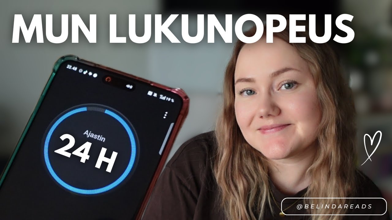 Kuinka monta kirjaa ehdin lukemaan 24 tunnissa? 📚🤔 | LUKUVLOGI