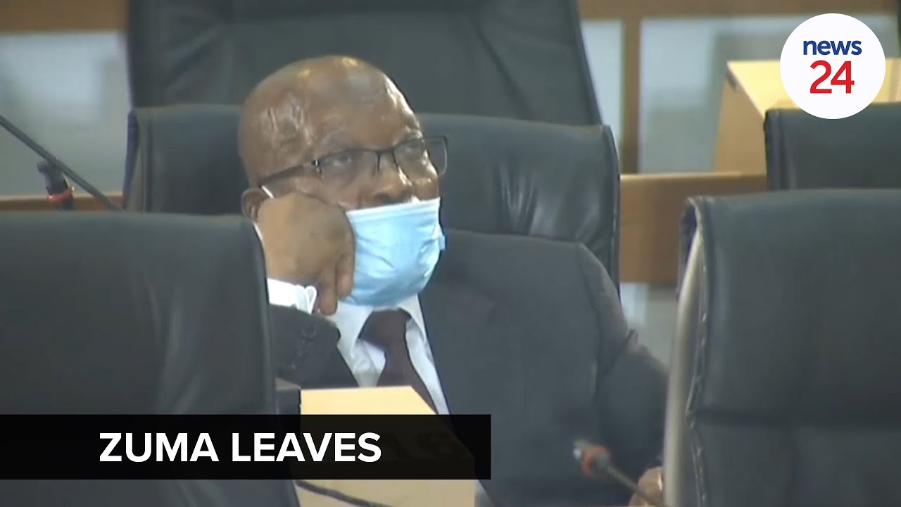 WATCH | Zuma leaves Zondo commission without permission, in defiance of summons