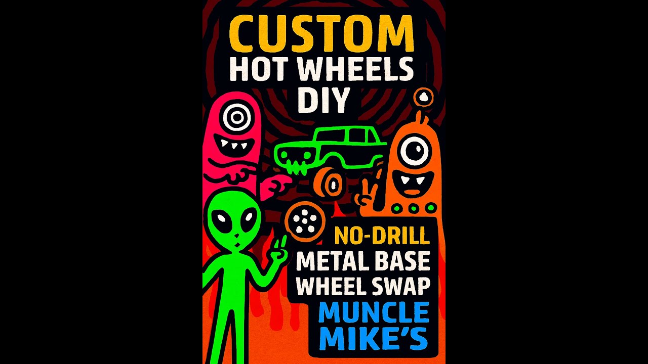 Custom Hot Wheels DIY | No-Drill Metal Base Wheel Swap &ndash; Muncle Mikes