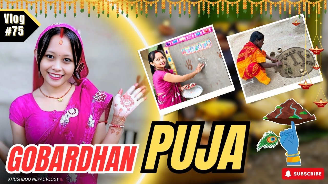 #Vlog75 Gobardhan 🪔 Puja 🙏 😱 Dapat Hadiah Dari Mertua 🥰❤️