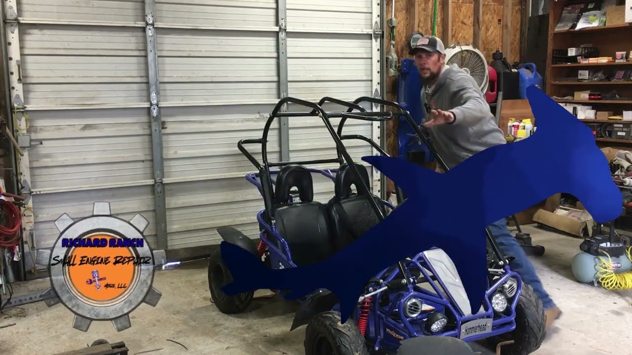 HAMMERHEAD GO KART REPAIR  #repair #gokarts #smallenginerepair  #howto