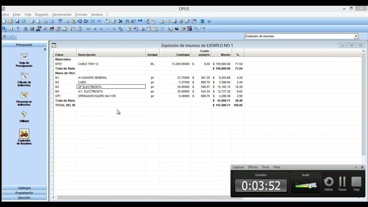 Opus 2010 como hacer un programa de obra