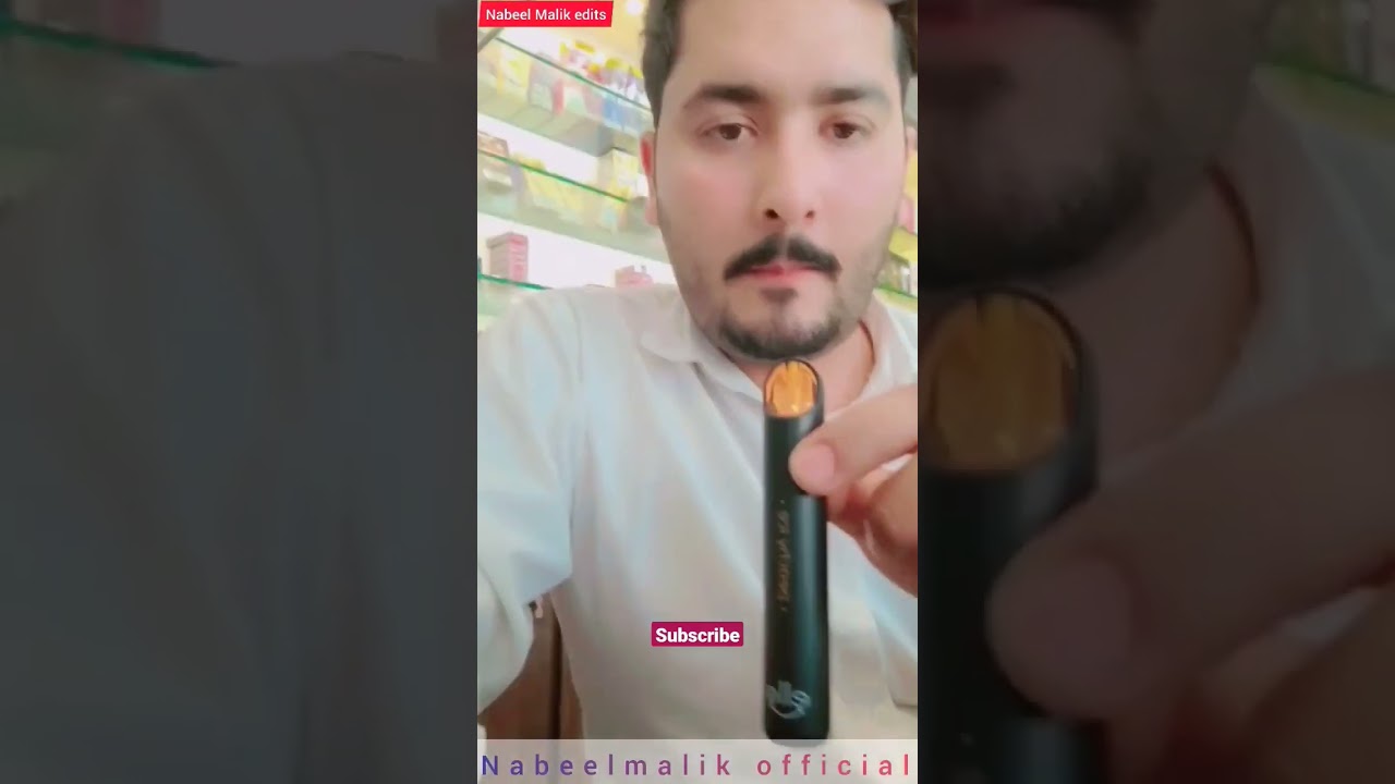 BLVK Disposable vape (3500)puff Rechargeable (nabeelmalik official) #shorts #vape