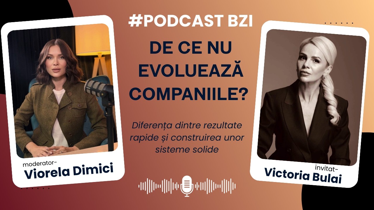 Victoria Bulai, antreprenoare, managing partner HELIX, de ce nu evoluează companiile?
