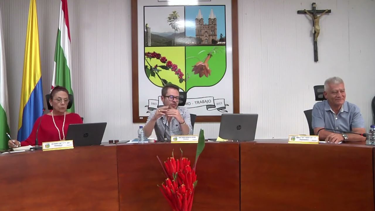 QUINTA SESIÓN DEL TERCER PERIODO DEL CONCEJO MUNICIPAL DE JARDÍN