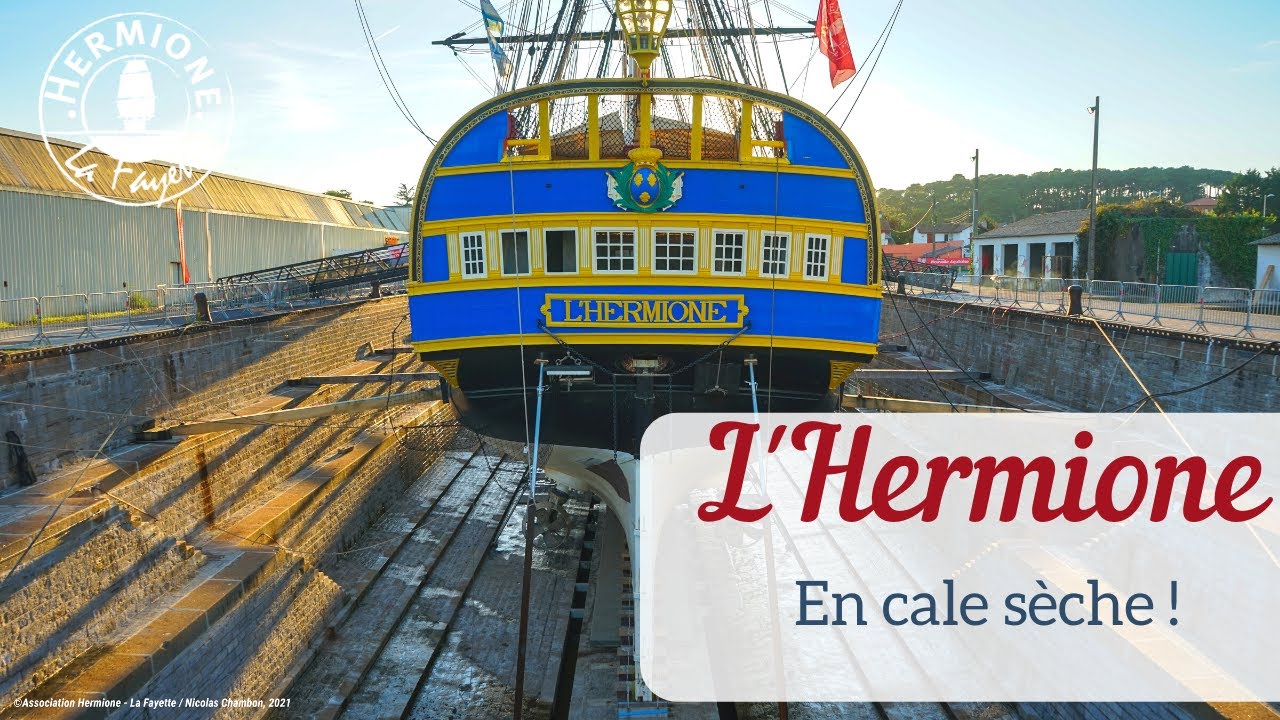 L'Hermione en cale sèche !