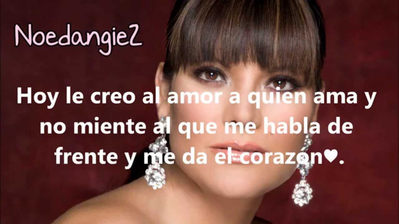 Diana Reyes - Yo no creo en los hombres (Letra)