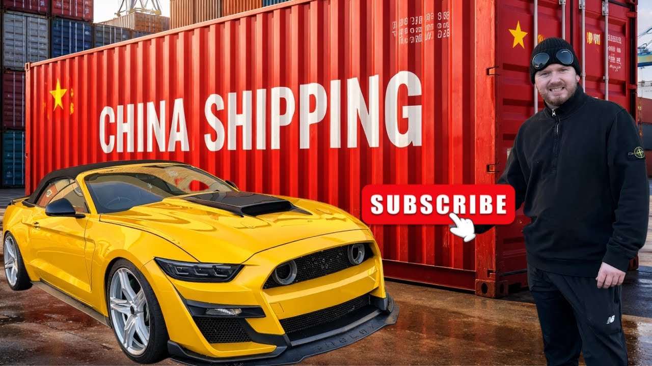 WRAPPING A CHINESE REPLICA SHELBY GT500 MUSTANG!