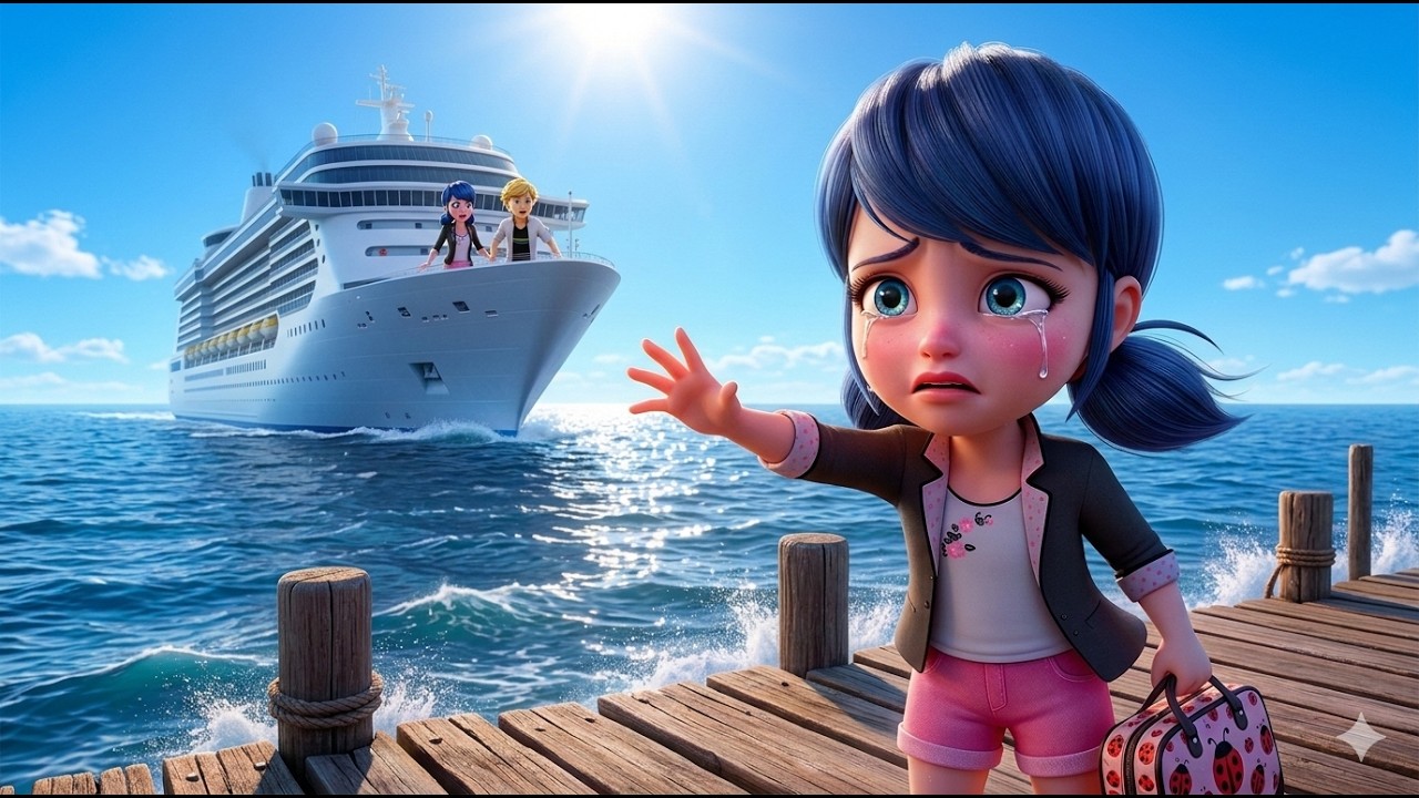 OMG 😰Little Marinette was left behind!😭💔, Adrien & Marinette is worried. @MakeitPossiblechannel