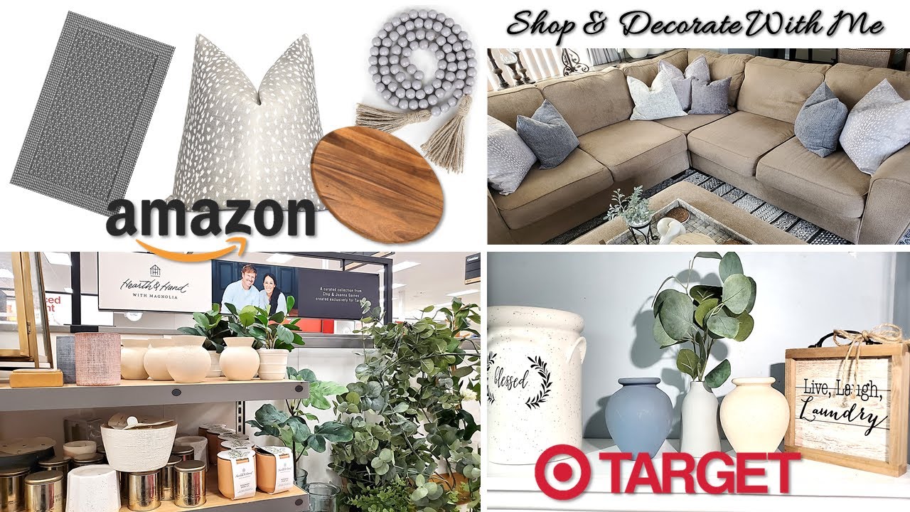 Shop & Haul & Decorate With Me || House To Home || Target & Amazon Haul